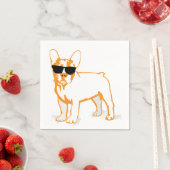 Franse Bulldog Servetten (Insitu)