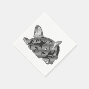 Franse Bulldog Servetten