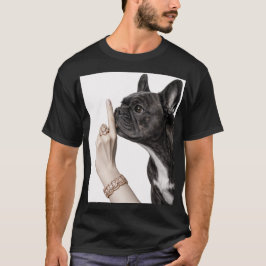 Franse Bulldog Shhh T-shirt