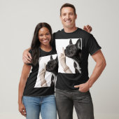 Franse Bulldog Shhh T-shirt (Unisex)