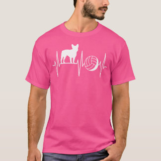 Franse Bulldog Shirt Volleybal Lover Bulldog Love