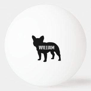 Franse Bulldog Silhouet Pingpongbal