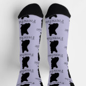 Franse bulldog silhouet sokken (Top)