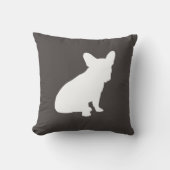 Franse Bulldog Silhouette Party Kussen (Voorkant)