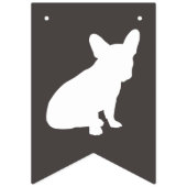 Franse Bulldog Silhouette Party Vlaggetjes (Tweede vlag)