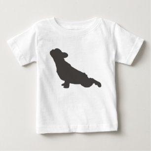 Franse Bulldog Silhouette Yoga Pose