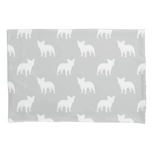 Franse Bulldog Silhouettes Pattern Kussensloop