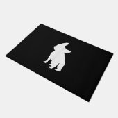 franse bulldog simpel | Frenchie-cadeau Deurmat (Schuin)