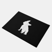 franse bulldog simpel | Frenchie-cadeau Deurmat (Schuin)