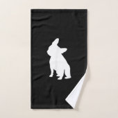 franse bulldog simpel | Frenchie-cadeau Handdoek (Handdoek)