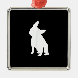 franse bulldog simpel Frenchie-cadeau Metalen Ornament