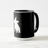 franse bulldog simpel | Frenchie-cadeau Mok (Voorkant rechts)