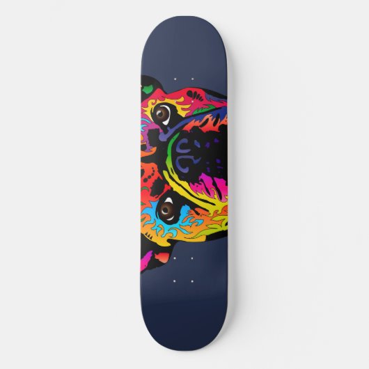 Franse Bulldog Skateboard (Voorkant)