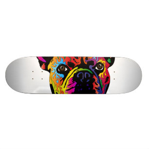 Franse Bulldog Skateboard