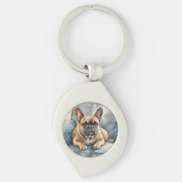 Franse Bulldog Sleutelhanger