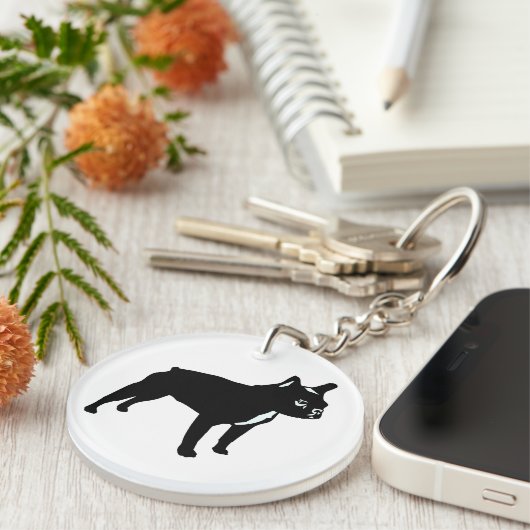 Franse Bulldog Sleutelhanger (Voorkant Rechts)