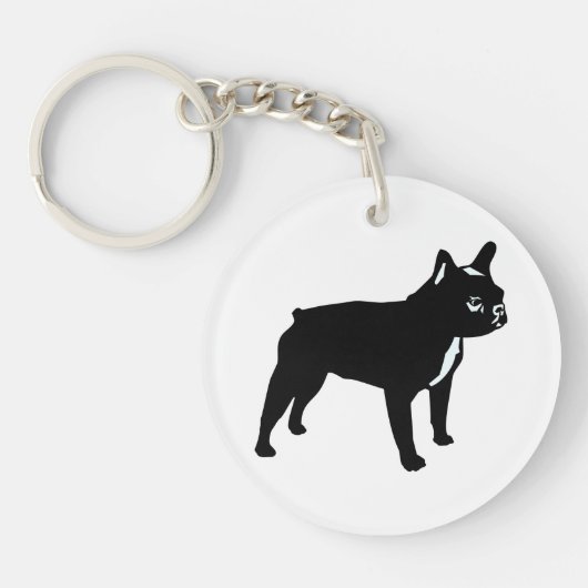 Franse Bulldog Sleutelhanger (Voorkant)