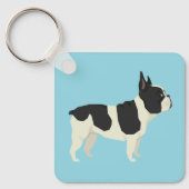 Franse Bulldog Sleutelhanger (Voorkant)