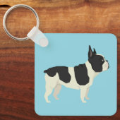 Franse Bulldog Sleutelhanger (Voorkant)