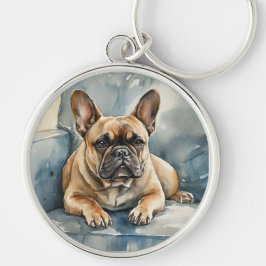 Franse Bulldog Sleutelhanger