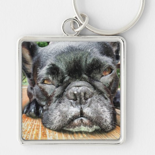 Franse Bulldog Sleutelhanger (Voorkant)