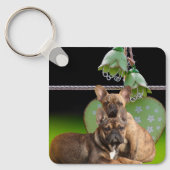 Franse Bulldog sleutelhanger (Voorkant)