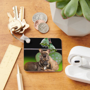 Franse Bulldog sleutelhanger