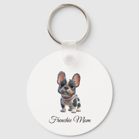 Franse Bulldog Sleutelhanger (Voorkant)