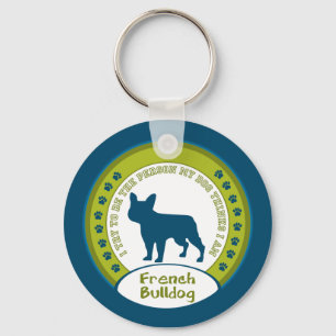 Franse Bulldog Sleutelhanger