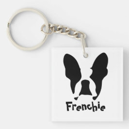 Franse bulldog sleutelhanger