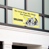 Franse Bulldog Spandoek (Buitenkant Gebouw)