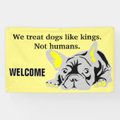 Franse Bulldog Spandoek (Horizontaal)