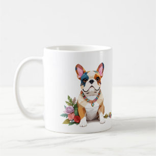Franse Bulldog speelse Schattige leuke vrolijke di Koffiemok