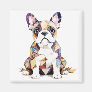 Franse Bulldog speelse Schattige leuke vrolijke di Magneet