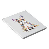 Franse Bulldog speelse Schattige leuke vrolijke di Notitieblok (Schuin)