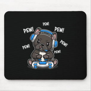 Franse Bulldog speler Videogame Muismat