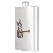 Franse Bulldog-spelgitaar Funny Guitarist Flacon (Links)