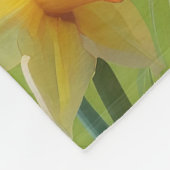 Franse Bulldog Spring Bloemen Schilderen Fleece Deken (Hoek)