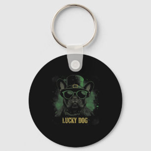 Franse Bulldog - St. Patrick's Day Saint Paddy Sleutelhanger