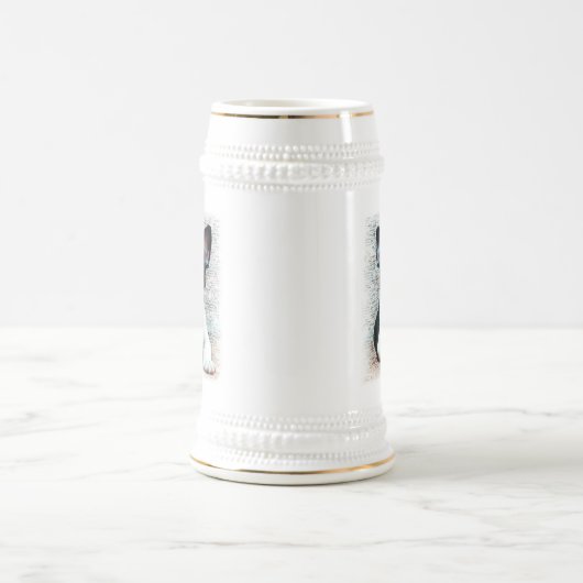 Franse Bulldog stein Bierpul (Center)