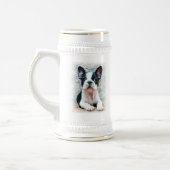 Franse Bulldog stein Bierpul (Links)