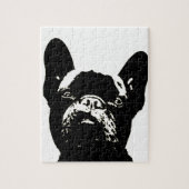 Franse Bulldog Stencil Legpuzzel (Verticaal)