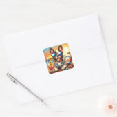Franse Bulldog Sticker (Envelop)