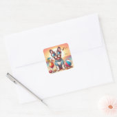 Franse Bulldog Sticker (Envelop)