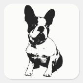 Franse Bulldog Sticker (Voorkant)