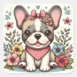 Franse Bulldog Sticker
