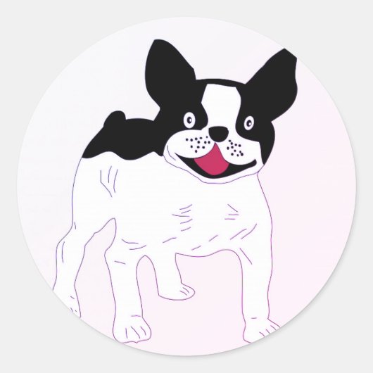 FRANSE BULLDOG STICKER (Voorkant)