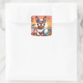 Franse Bulldog Sticker (Tas)