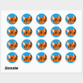 Franse Bulldog sticker voor binnen (Vel)