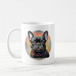 Franse bulldog Streetart Koffiemok